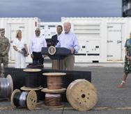El presidente estadounidense estuvo unas tres horas en la isla para conocer las necesidades tras el huracán Fiona.