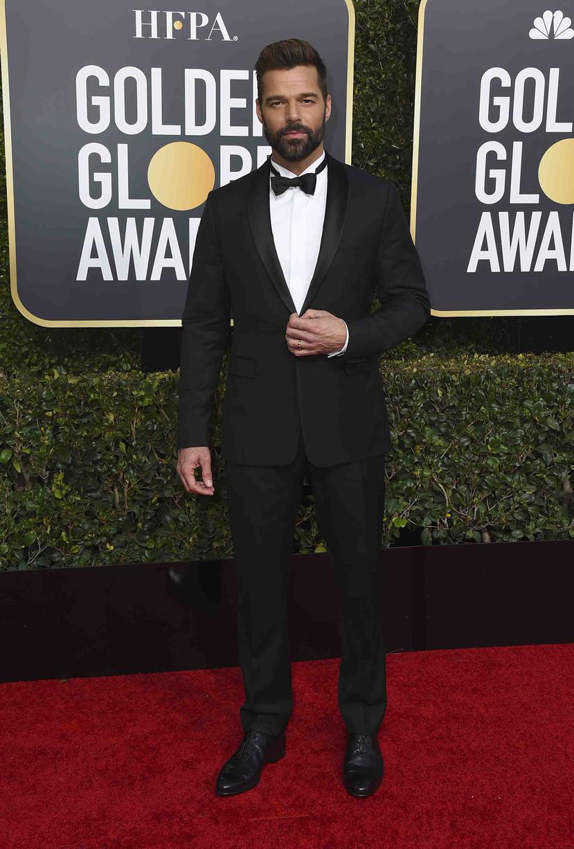 El cantante y actor en su llegada a la edición 2019 de los Golden Globes. (GFR Media)