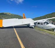 Un avión de Air Flamenco tuvo un accidente hoy.