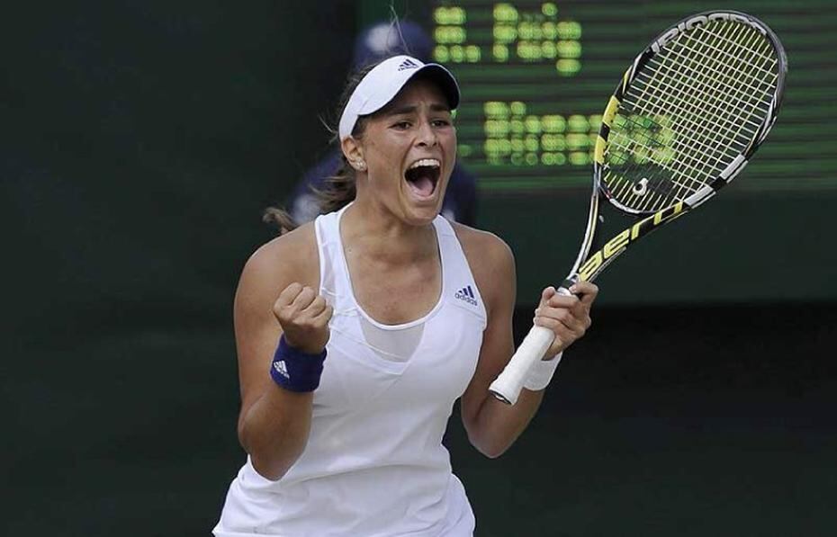 Mónica Puig comenzó a ganar notoriedad internacional cuando alcanzó la cuarta ronda en Wimbledon del 2013. (Archivo)