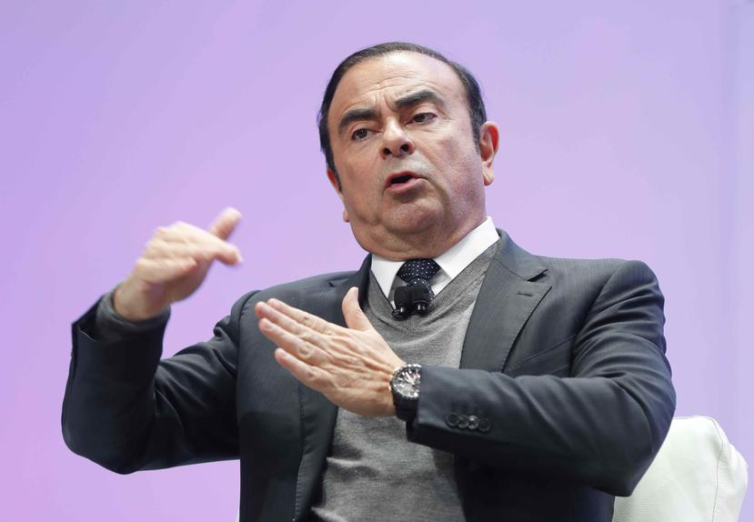 Carlos Ghosn, presidente de la junta y director general de Nissan Motor Co. (AP)