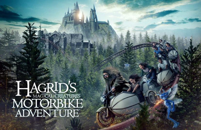 Hagrid’s Magical Creatures Motorbike Adventure será la atracción más larga de Florida. (Suministrada)
