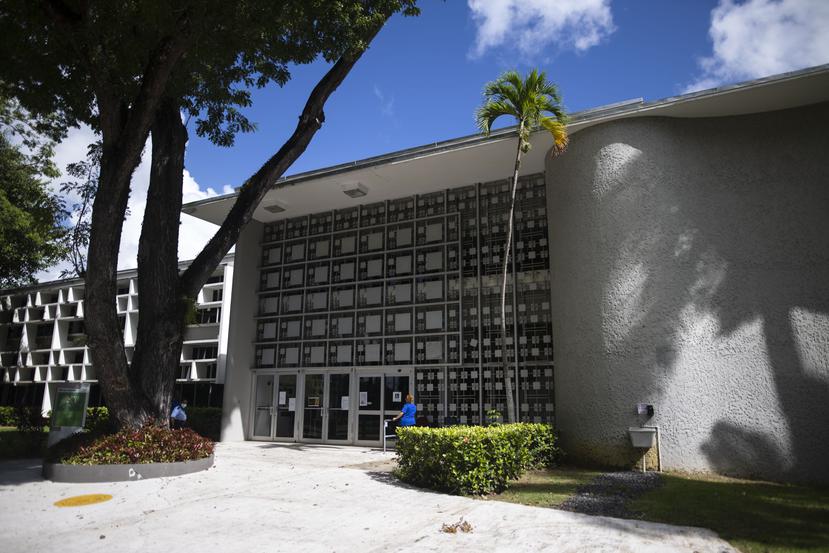 La biblioteca José M. Lázaro del recinto de Río Piedras de la Universidad de Puerto Rico.