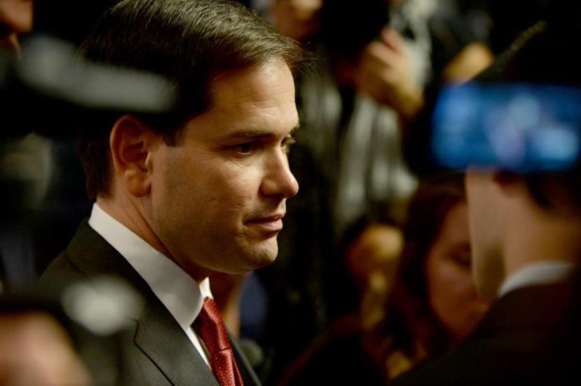 According to Hedge Clippers, Andrew Herenstein, the co-founder of the Monarch Alternative Capital hedge fund, helped organize a fundraising event for Rubio and donated $2,700. (AFP)