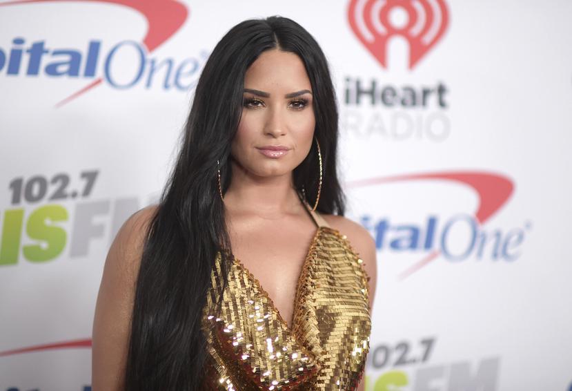 Demi Lovato estuvo casi dos semanas hospitalizada por la sobredosis. (AP)