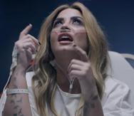 Demi Lovato presentó el video oficial del tema, donde relató cómo fue el episodio que hace tres años casi acaba con su vida. (Foto: Captura YouTube)