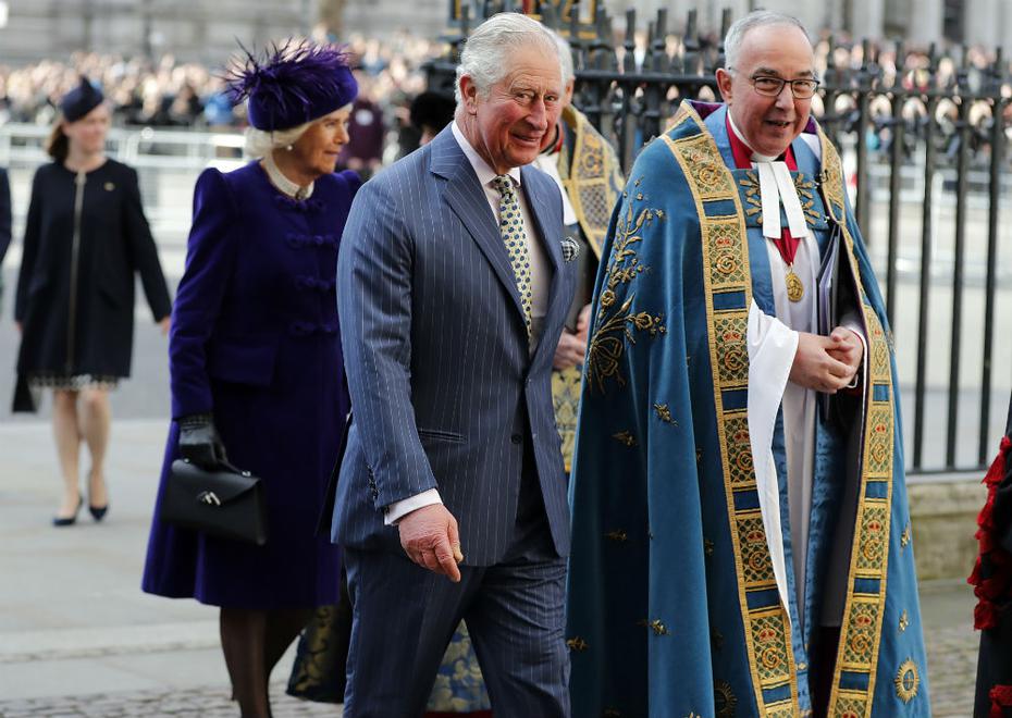 El príncipe Charles asistió junto a la duquesa de Cornualles, Camila. (AP)