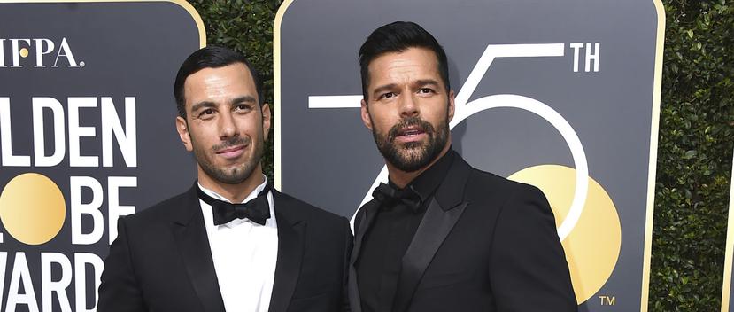 Ricky Martin y su prometido Jwan Yosef.viven junto a los hijos del cantante en el exclusivo sector de Beverly Hills, en california. (Foto: AP)