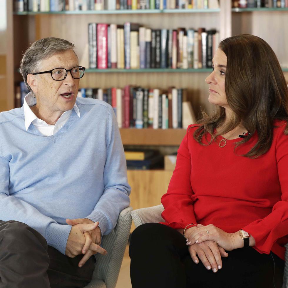 El cofundador de Microsoft, Bill Gates, y su exesposa, Melinda French.