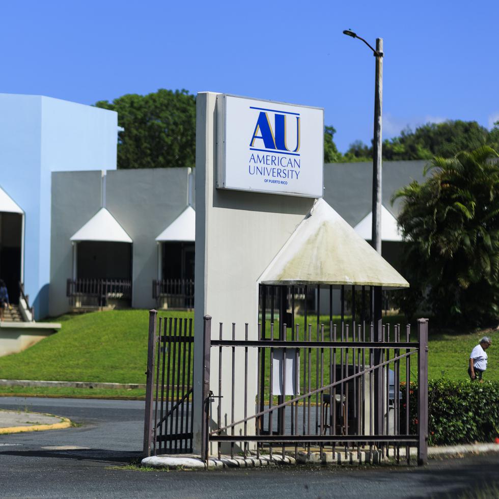 Imagen de las instalaciones de la American University en Bayamón.