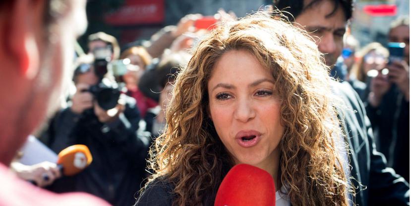 Shakira se presentó ante un juzgado para comparecer por la querella de plagio. (EFE)