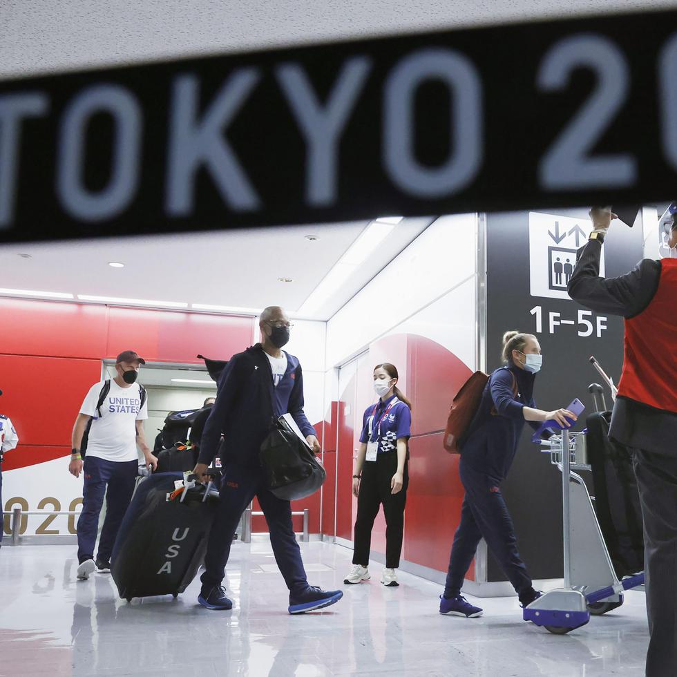 Los deportistas ya comenzaron a llegar a Tokio para las Olimpiadas.