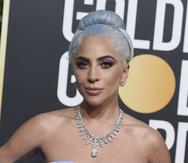 Lady Gaga lució un collar y pantallas de Tiffany's que fuero creados exclusivamente para ella. (AP)