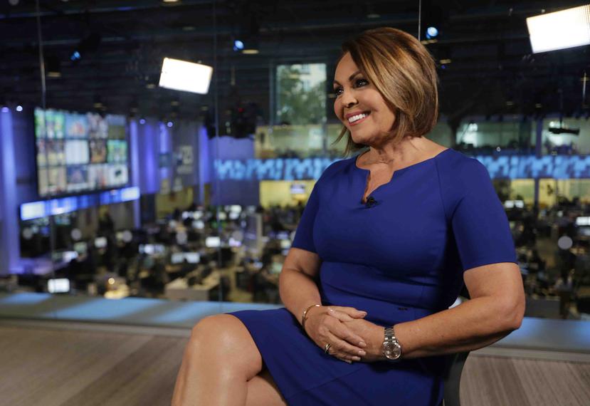 María Elena Salinas en Noticiero Univision. (AP)