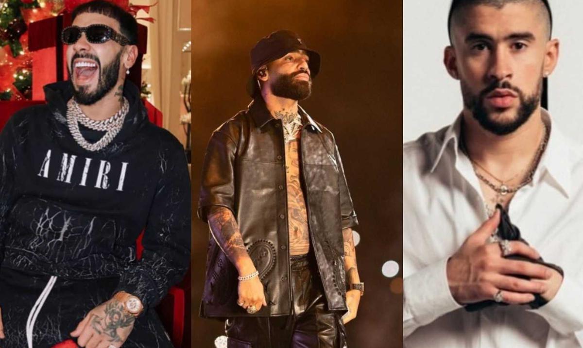 Anuel AA posts a controversial message “throwing” Arcangel and Bad Bunny