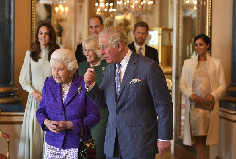 La familia real británica se unió en la celebración de los 50 años de la investidura de Charles como príncipe de Gales. (Foto: AP)