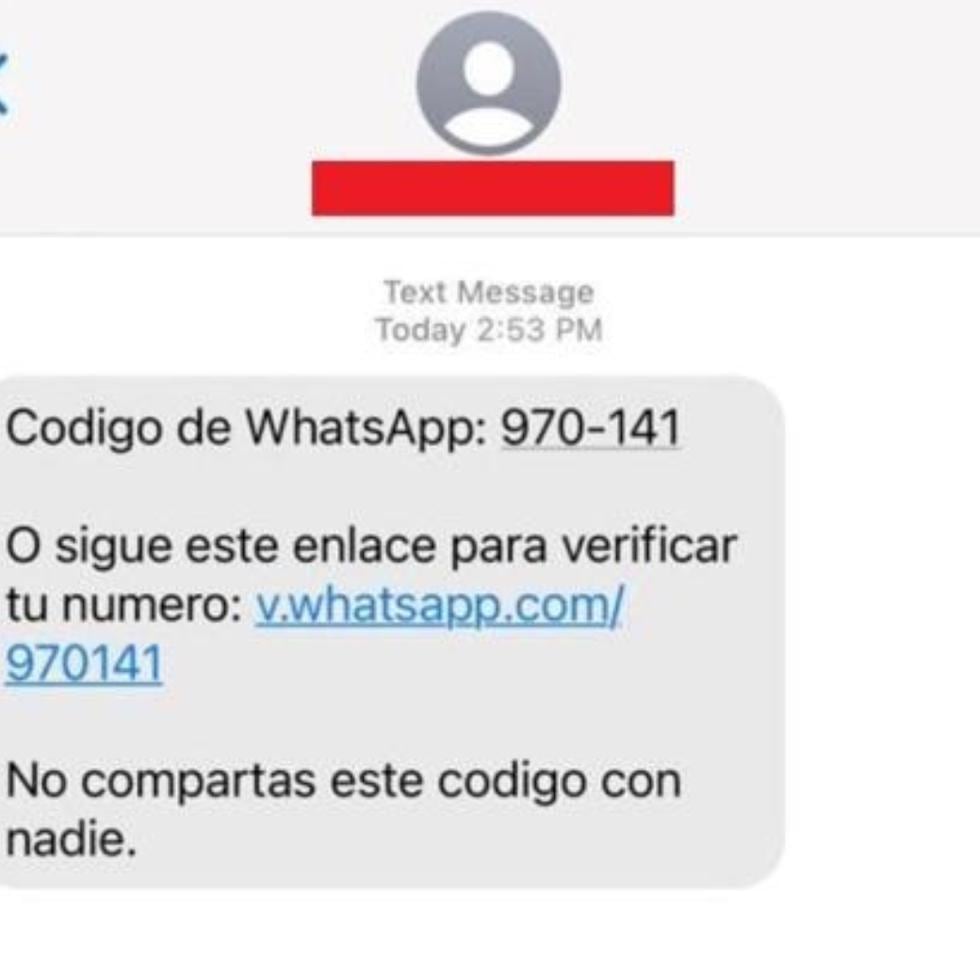Este tipo de mensajes por Whatsapp es un ejemplo de las tácticas de robo de datos y ataques cibernéticos que más se han proliferado en tiempos recientes.