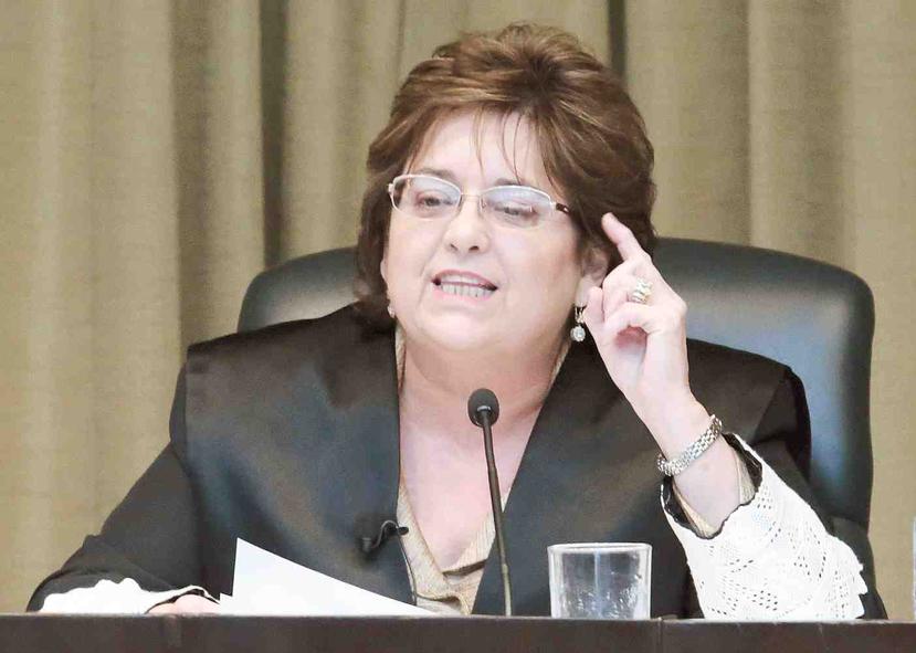 La jueza presidenta del Tribunal Supremo, Liana Fiol Matta.