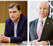 A la izquierda, Walter Keenan, CEO de Advantage Life; y Alberto Bacó, exbanquero y exjefe del DDEC.