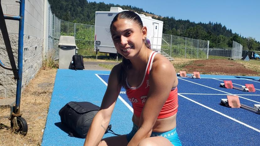 Paola Vázquez clasificó al Mundial por ranking en la prueba de 100 metros con vallas.