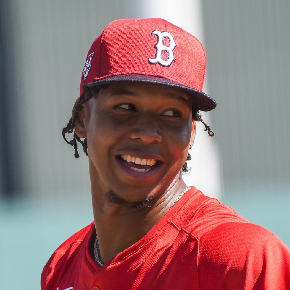 El dominicano Brayan Bello, de los Red Sox de Boston.