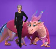 La veterana actriz Jane Fonda da la voz al personaje de un dragón en la película animada "Luck",  de Apple TV+.