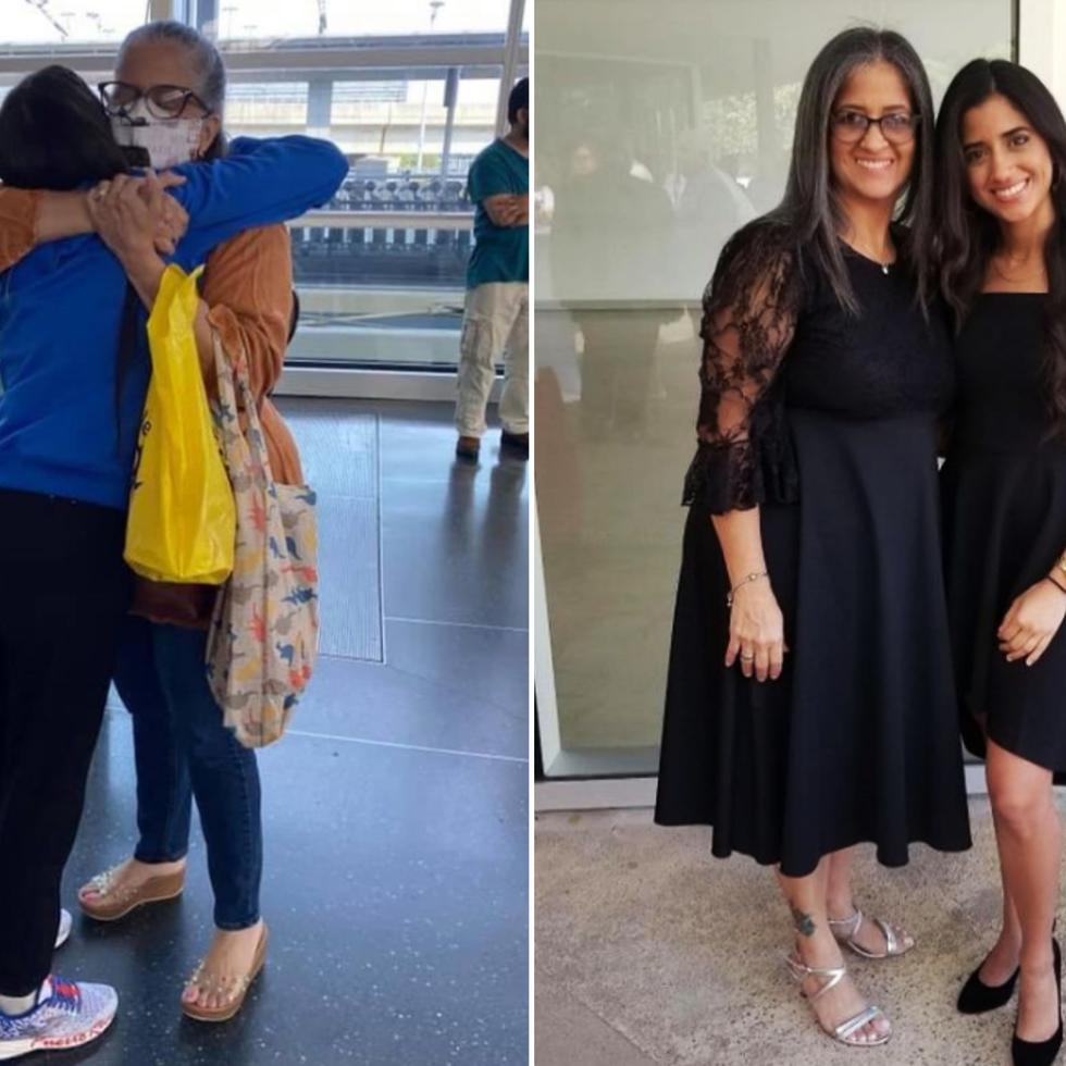 La tiradora olímpica Yarimar Mercado compartió estas imágenes junto a su madre, Mabel Martínez.