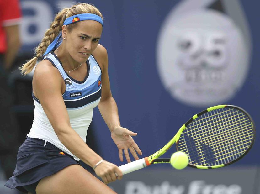 Mónica Puig ganó el torneo de Estrasburgo en 2014. (Archivo / AP)