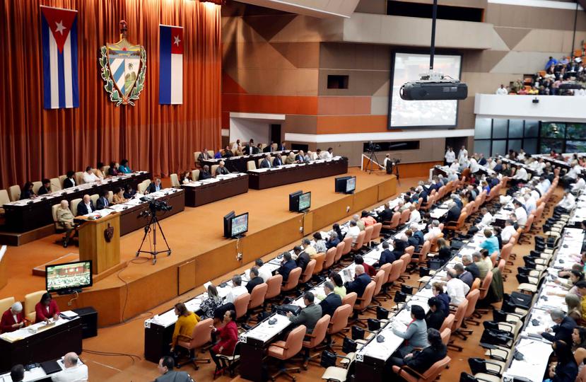 Vista general de la sesión plenaria del II período ordinario de la IX Legislatura del Parlamento cubano. (EFE)