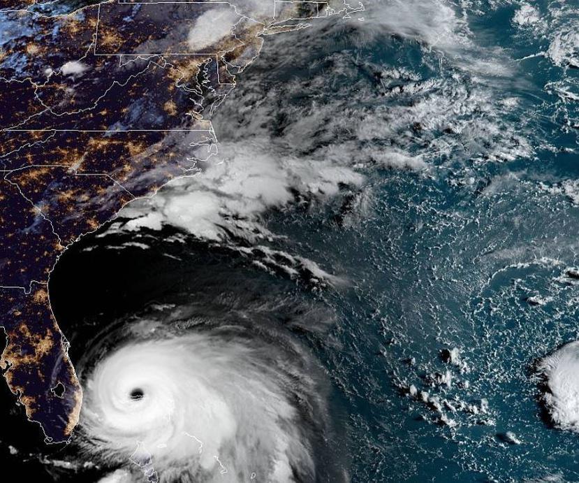 Impresionante vista del huracán Dorian. (NOAA)