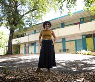 La educadora Giselle Balaguer Dátiz recorrió las instalaciones de la  escuela Carmen Sanabria,   uno de  263 planteles cerrados en 2018, en compañía de El Nuevo Día.