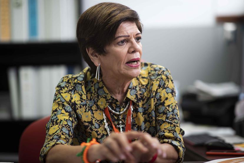 Dennise Santos, presidenta del Banco Alimentos de Puerto Rico. (GFR Media)