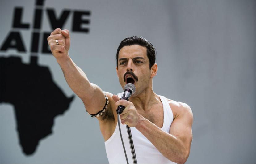 El actor  Rami Malek dio vida a  Freddie Mercury, líder de Queen. (AP)