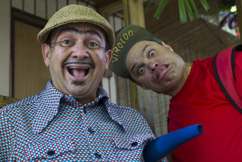 "Maneco" y "Viroldo" formaron parte del segmento de comedia "La escuelita del padrastro Pepe".