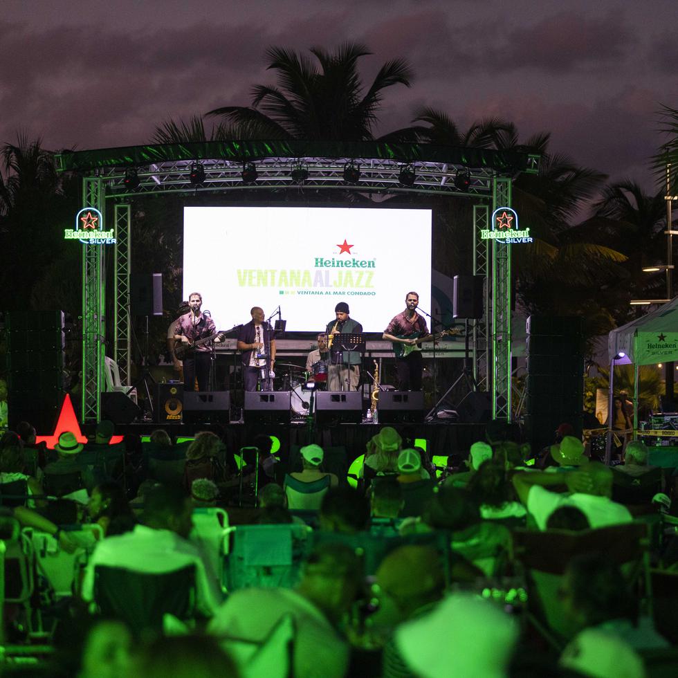 Por tercer mes consecutivo y por primera vez en el 2024, se celebra el evento Heineken Ventana al Jazz en la Ventana al Mar en Condado.