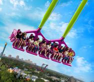 En Busch Gardens estrenó en febrero de este año el impresionante Serengeti Flyer, un columpio tipo góndola, que se eleva hasta 135 pies de altura.