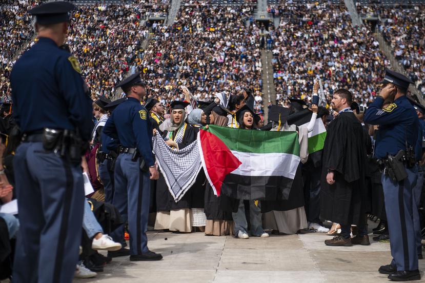 Las protestas estudiantiles piden a las universidades cortar vínculos con Israel o compañías que respalden la guerra en la Franja de Gaza