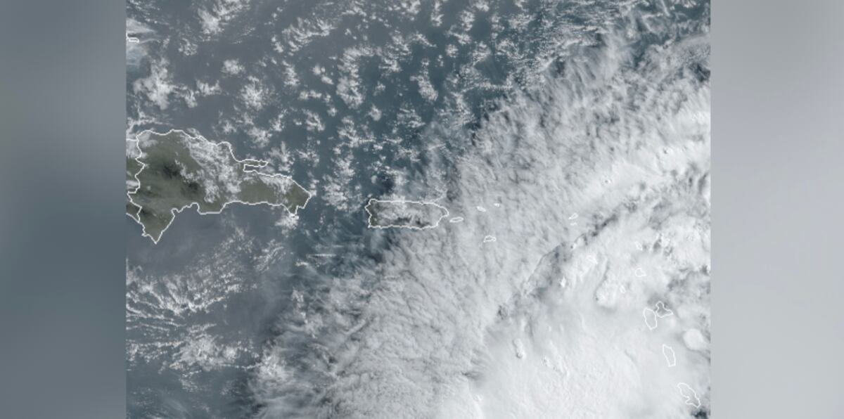 Imágenes satelitales de la potencial tormenta