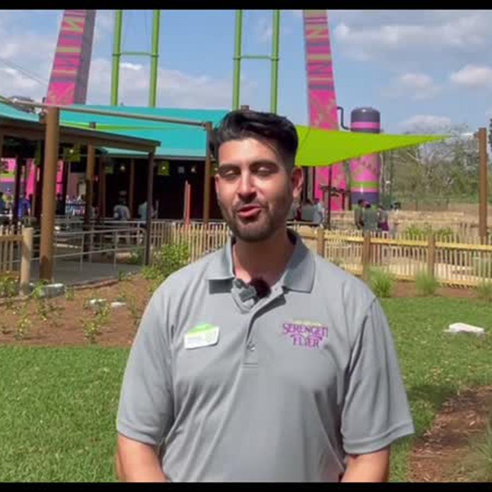 Busch Gardens estrena el Serengeti Flyer, un “columpio radical”