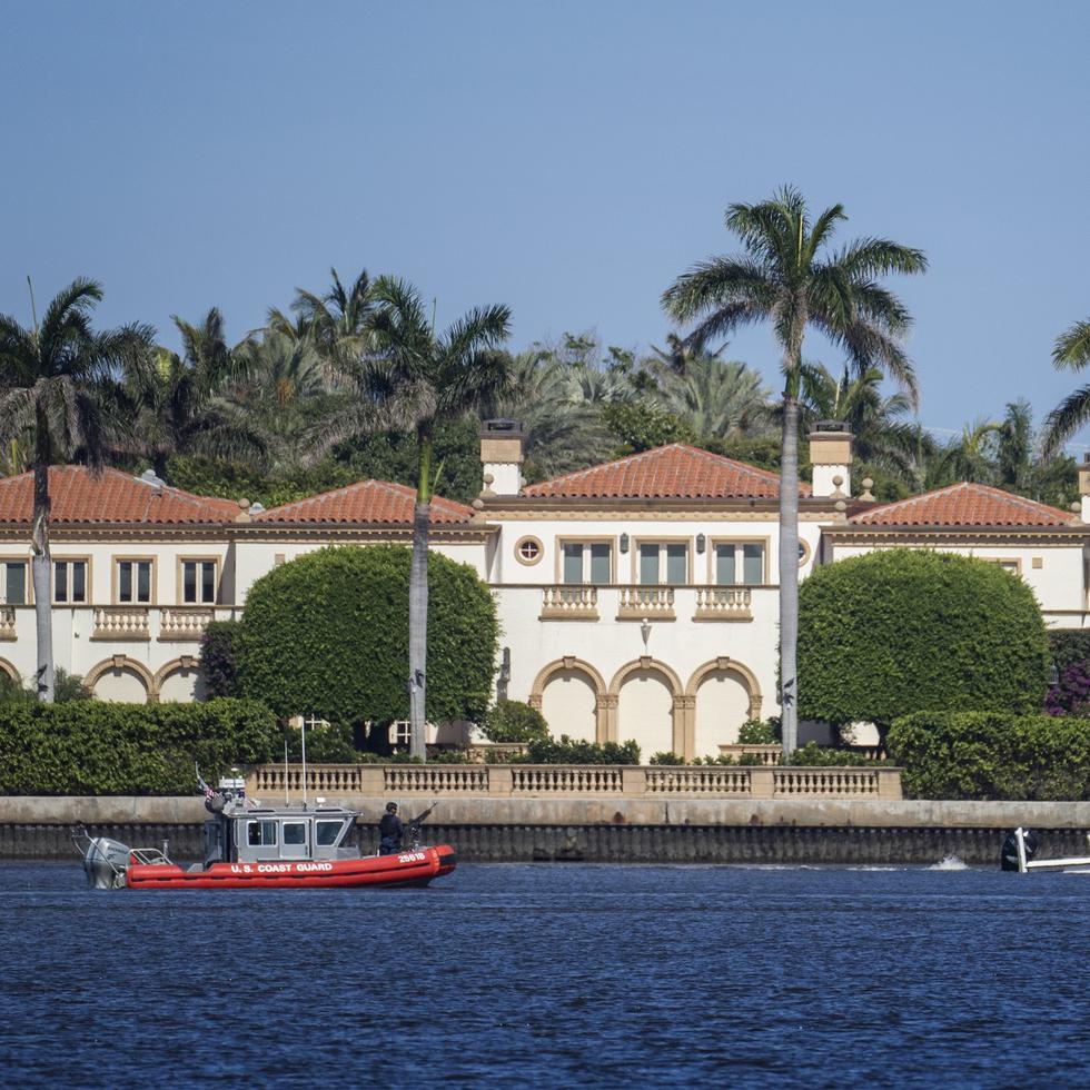 El resort Mar-a-Lago, propiedad del presidente Donald Trump en Florida.
