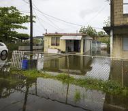 Inundaciones en el casco urbano de Loíza.
