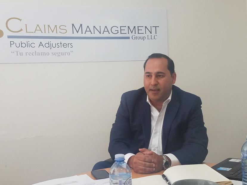 Para José Jaime Negrón, presidente de Claims Management Group, muchas de las reclamaciones cerradas sin paga pudieron haber recibido paga de haber contado con un ajustador público. (Suministrada)