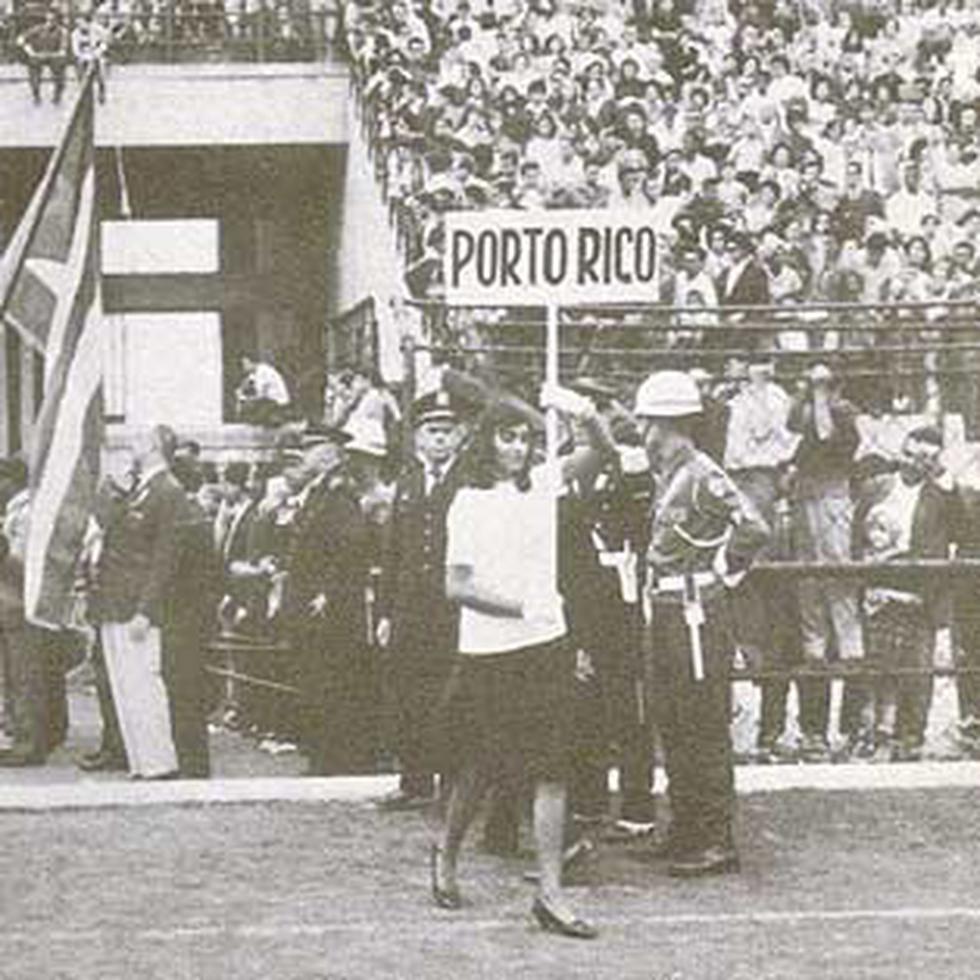 Rubén Cruz fue abanderado y medallista de bronce en los IV Juegos Panamericanos de Sao Paulo en 1963. (Suministada / Carlos Uriarte / Museo del Deporte de Puerto Rico)