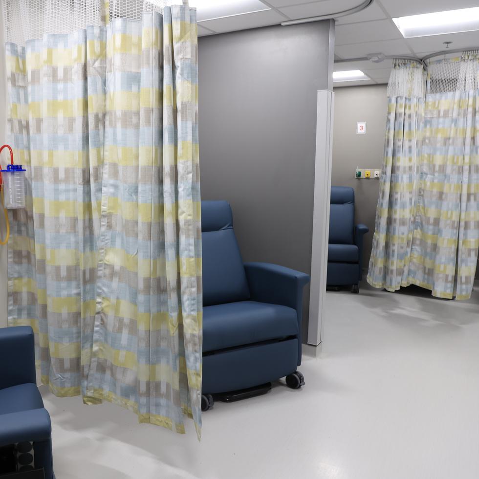 La nueva área tiene siete sillas reclinables, en las que se atenderá –a modo “fast track”– a pacientes ambulatorios.