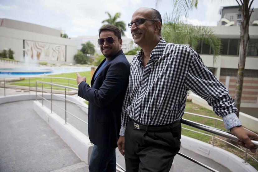 Manny Manuel, izquierda, y César Sainz, en una imagen del 2014. (GFR Media)