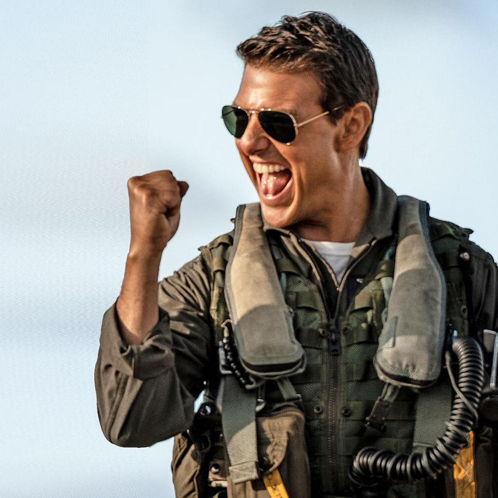 Tom Cruise en Top Gun Maverick.