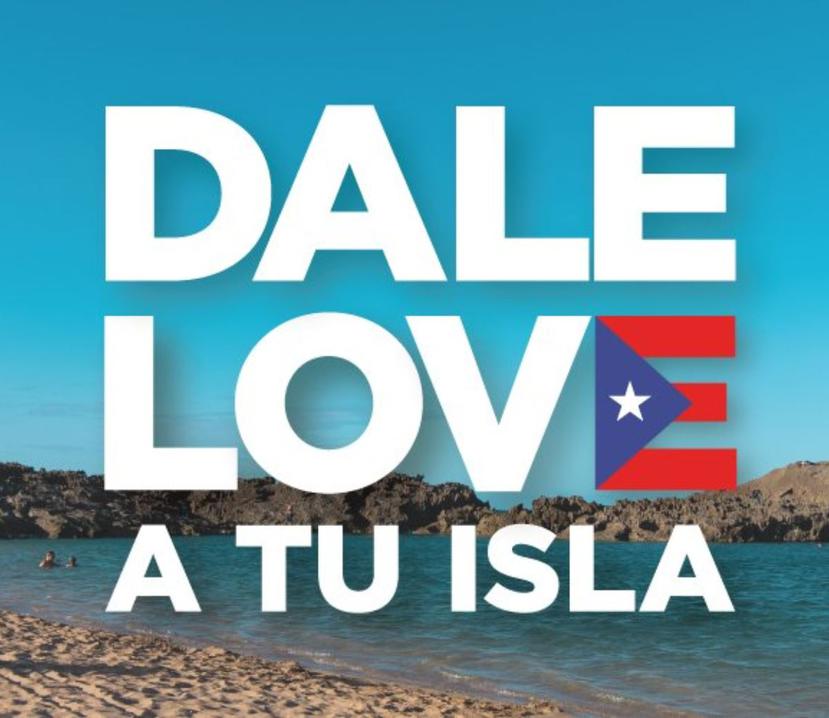 Arte de promoción de la nueva campaña de la Compañía de Turismo: "Dale love a tu isla". (Suministrada)