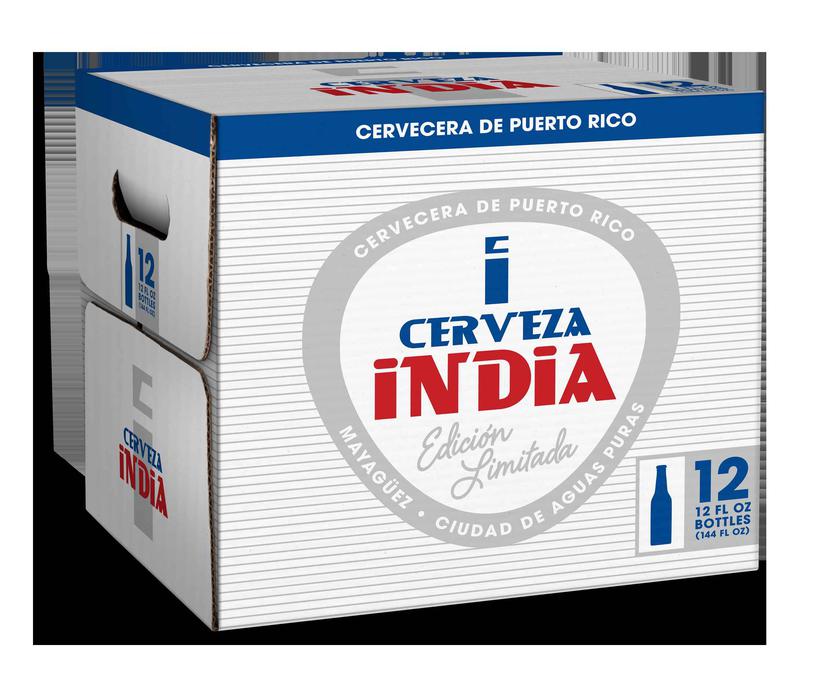 Cerveza India estará disponible en botellas de 12 onzas o en cajas de 12 botellas.  (Suministrada)