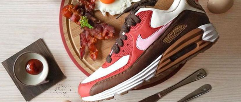 Las fotos destacan cada detalle del calzado y la comida (Tomada de Instagram)