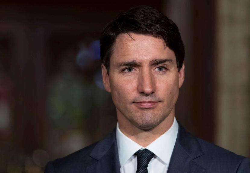 El primer ministro canadiense, Justin Trudeau. (AP)